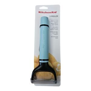 NEW KitchenAid Silicone Handle Y-Peeler in Mineral Water [Light Aqua]